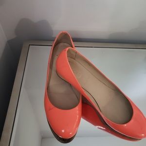 Neon orange j.crew shoes sz 9.5